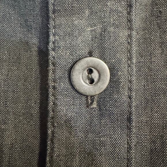 Triple Aught Design Made in USA Charcoal LS Button Down Shirt Men’s Sz 3XL Metal - Picture 5 of 7